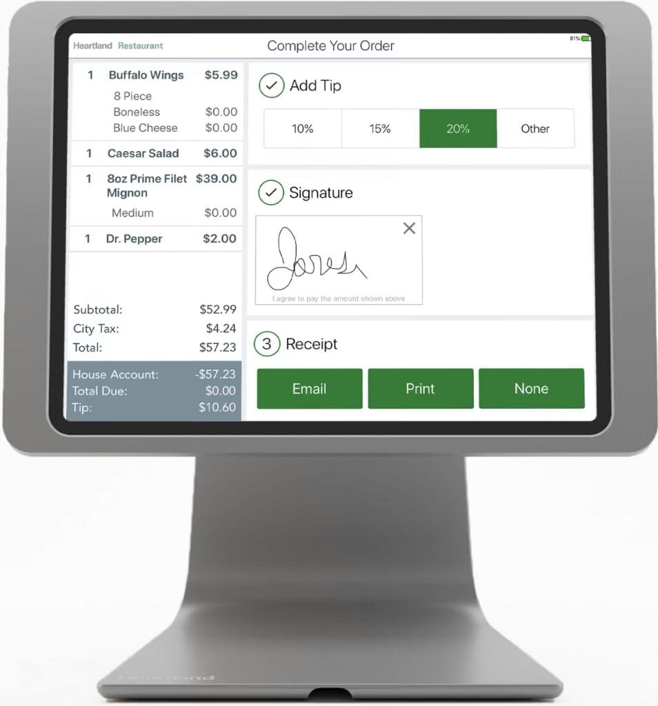 Email Print or no receipt